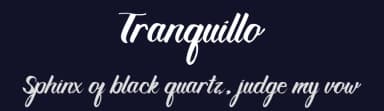 Tranquillo by casualized — Script Handwritten Font — thumbnail 2