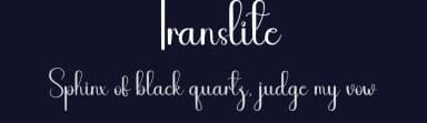 Translite by Andi Moz — Script Handwritten Font — thumbnail 2