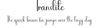 Translite by Andi Moz — Script Handwritten Font — thumbnail 1