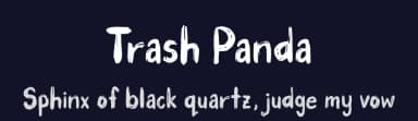 Trash Panda by TuNeuwin — Script Handwritten Font — thumbnail 2
