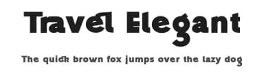 Travel Elegant by 177Studio — Sans Serif Font — thumbnail 1