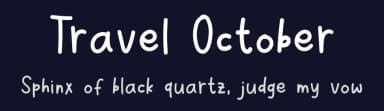 Travel October by Khurasan — Script Handwritten Font — thumbnail 2