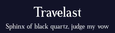 Travelast by Storytype Studio — Serif Font — thumbnail 2