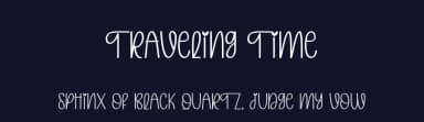 Traveling Time by Andi Moz — Script Handwritten Font — thumbnail 2