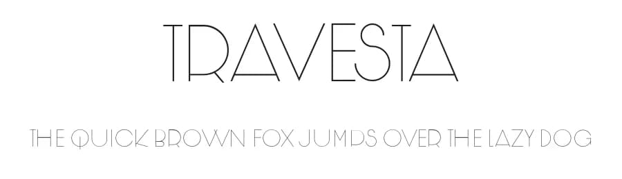 Travesta by Vladimir Nikolic — Sans Serif Font