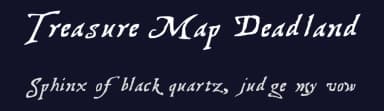 Treasure Map Deadland by GemFonts / Typotheticals — Script Handwritten Font — thumbnail 2