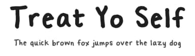 Treat Yo Self by FontPanda — Script Handwritten Font — thumbnail 1