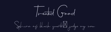 Treated Good by Edric Studio — Script Handwritten Font — thumbnail 2