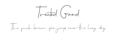 Treated Good by Edric Studio — Script Handwritten Font — thumbnail 1