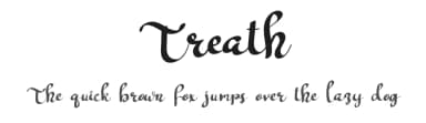 Treath by Eddy Goodboy — Script Handwritten Font — thumbnail 1