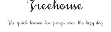 Treehouse by Måns Grebäck — Script Handwritten Font — thumbnail 1
