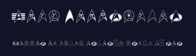 Trek Arrowheads by Pixel Sagas — Dingbats Font — thumbnail 2