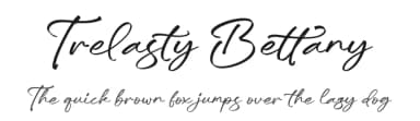Trelasty Bettany by Integritype Studio — Script Handwritten Font — thumbnail 1
