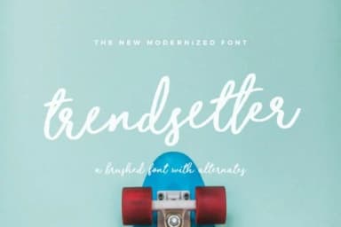 Trendsetter Font by wornoutmedia — Script Handwritten Font — thumbnail 1