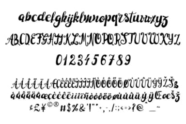 Trendy Candy Font by Lickable Pixels — Script Handwritten Font — thumbnail 4