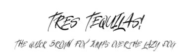 Tres Tequilas! by Leonard Posavec - LeoSupply.co — Script Handwritten Font — thumbnail 1