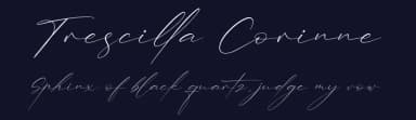 Trescilla Corinne by Integritype Studio — Script Handwritten Font — thumbnail 2