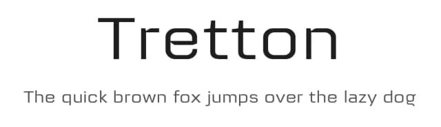 Tretton by Steve Gardner — Sans Serif Font