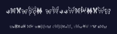 Tribal Butterflies by JSH creates — Dingbats Font — thumbnail 2