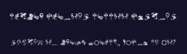 Tribal Dragons Tattoo Designs by JSH creates — Dingbats Font — thumbnail 2