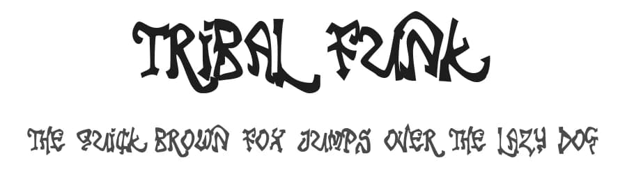 Tribal Funk by Future Fonts — Script Handwritten Font
