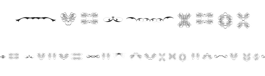 Tribalism by Intellecta Design — Dingbats Font