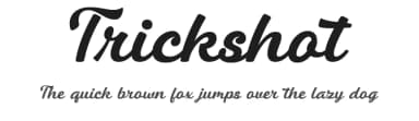 Trickshot by Måns Grebäck — Script Handwritten Font — thumbnail 1
