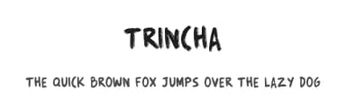 Trincha by William Jeovah de Medeiros — Script Handwritten Font — thumbnail 1