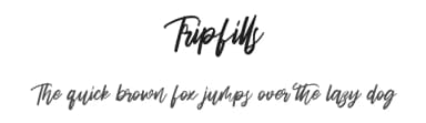 Tripfills by Maulana Creative — Script Handwritten Font — thumbnail 1