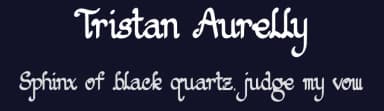 Tristan Aurelly by Febryl Arully — Script Handwritten Font — thumbnail 2