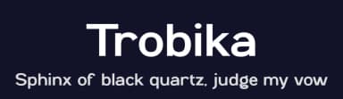 Trobika by BrandSemut — Sans Serif Font — thumbnail 2
