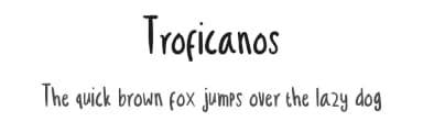 Troficanos by Holisfonts.com — Script Handwritten Font — thumbnail 1