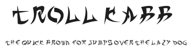 Troll Kabbá by Jonathan Lopez — Script Handwritten Font