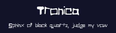 Tronica by Natalie M. — Script Handwritten Font — thumbnail 2