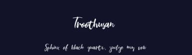 Troothusan by wisto studio — Script Handwritten Font — thumbnail 2