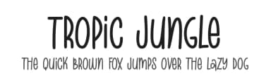 Tropic Jungle by DM Letter Studio - Dimas Prasetyo — Script Handwritten Font — thumbnail 1