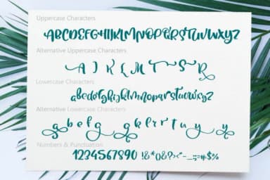Tropical Font by Happy Letters — Script Handwritten Font — thumbnail 7