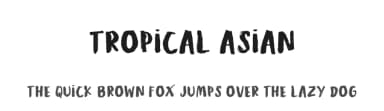 Tropical Asian by Konstantine Studio — Script Handwritten Font — thumbnail 1