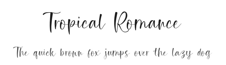 Tropical Romance by Letterative Studio — Script Handwritten Font — preview 1