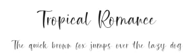 Tropical Romance by Letterative Studio — Script Handwritten Font — thumbnail 1