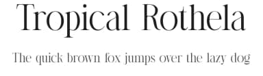 Tropical Rothela by Storytype Studio — Serif Font — thumbnail 1