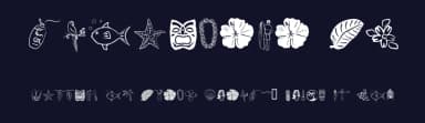 Tropicana BV by Jess Latham — Dingbats Font — thumbnail 2