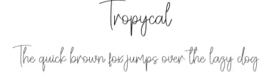 Tropycal by Scratchones — Script Handwritten Font — thumbnail 1
