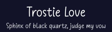 Trostie Love by Lemonthe — Script Handwritten Font — thumbnail 2