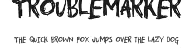 Troublemarker by Pizzadude — Script Handwritten Font — thumbnail 1