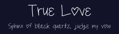 True Love by Geronimo Font Studios — Script Handwritten Font — thumbnail 2