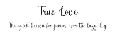 True Love by Graphix Line Studio — Script Handwritten Font — thumbnail 1