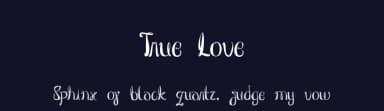 True Love by weknow — Script Handwritten Font — thumbnail 2