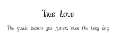 True Love by weknow — Script Handwritten Font — thumbnail 1