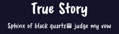 True Story by BLKBK Fonts — Script Handwritten Font — thumbnail 2